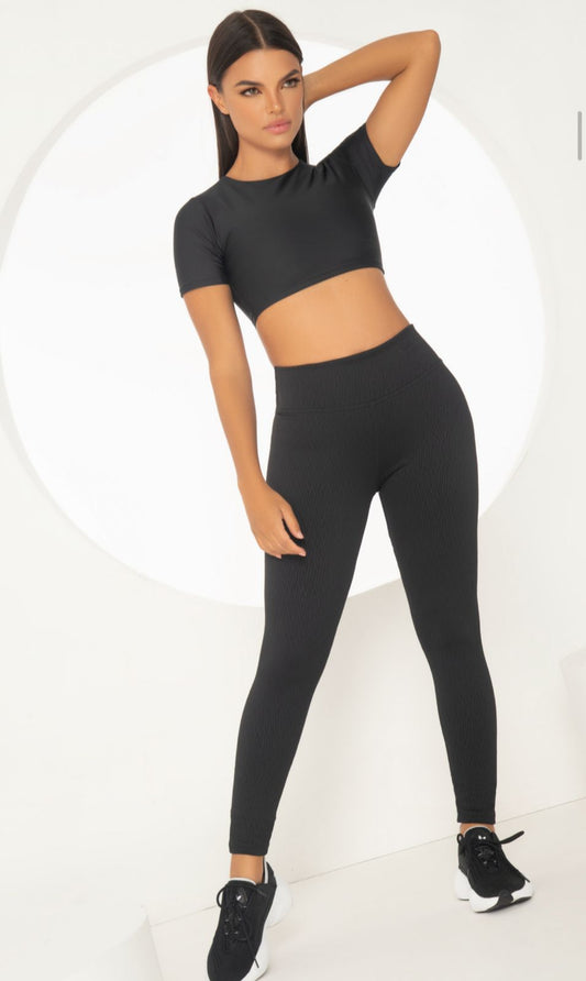 Conjunto Leggins Jackar Negro